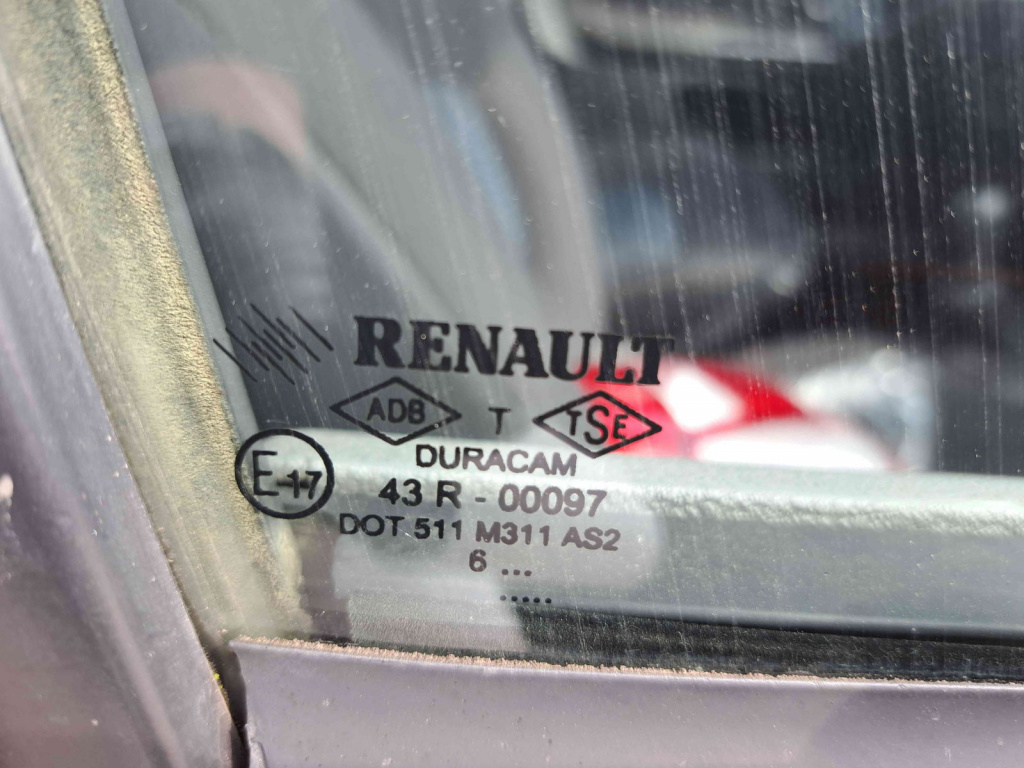 Geam usa dreapta fata Renault Clio 2 / Symbol 1 [Fabr 1998-2008] OEM