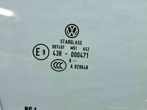 Geam usa dreapta fata Volkswagen Eos (1F7, 1F8) [Fabr 2006-2015] OEM