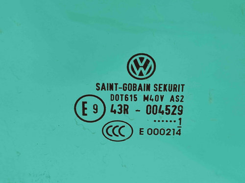 Geam usa dreapta fata Volkswagen Jetta 4 (162,163) [Fabr 2010-2016] OEM
