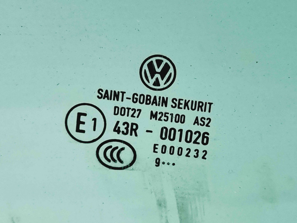 Geam usa dreapta fata Volkswagen Passat CC (357) [Fabr 2008-2012] OEM