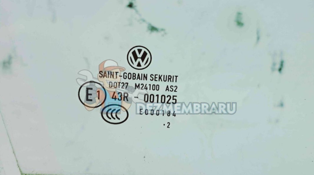 Geam usa dreapta fata Volkswagen Tiguan (5N) [Fabr 2007-2016] OEM