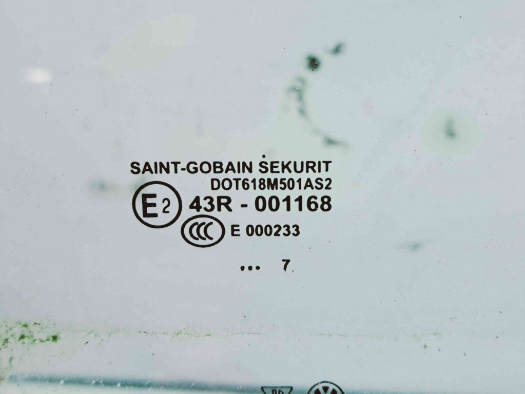 Geam usa dreapta fata Volkswagen Touareg (7LA, 7L6) [Fabr 2003-2010] OEM