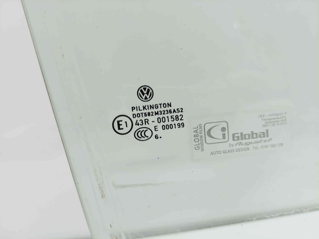 Geam usa dreapta fata Volkswagen Touran (1T1, 1T2) [Fabr 2003-2010] OEM