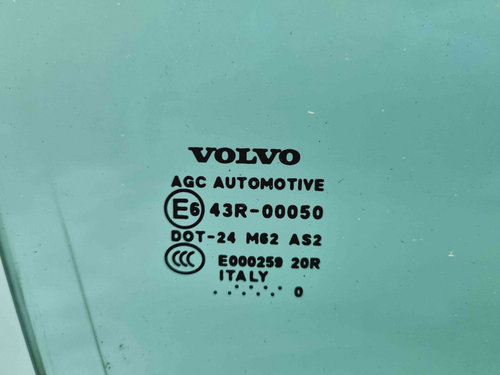 Geam usa dreapta fata Volvo C30 Coupe Facelift Rdesign [Fabr 2006-2013] OEM