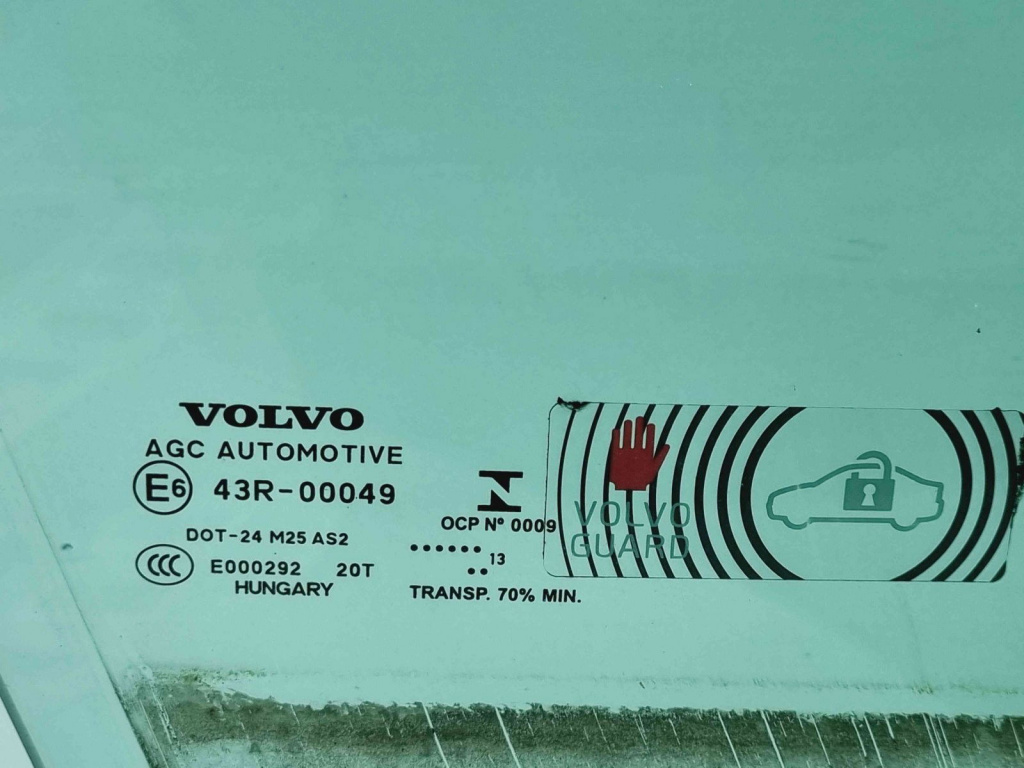Geam usa dreapta fata Volvo V40 [Fabr 2013-2019] OEM