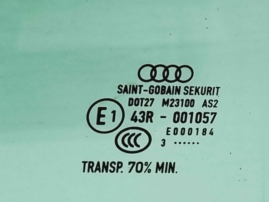 Geam usa dreapta spate Audi A3 Sportback (8VA) Hatchback [Fabr 2012-2020] OEM