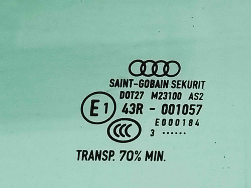 Geam usa dreapta spate Audi A3 Sportback (8VA) Hatchback [Fabr 2012-2020] OEM