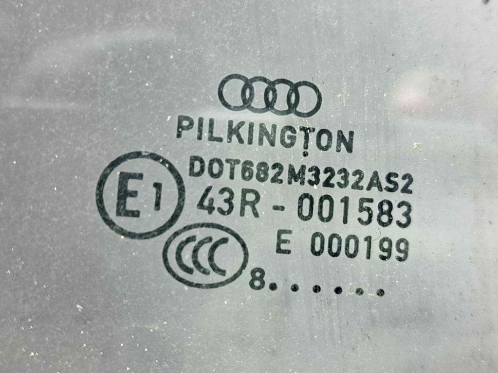 Geam usa dreapta spate Audi A4 (8K2, B8) [Fabr 2008-2015] OEM 1.8 Benz CABA 88KW / 120CP