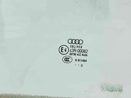 Geam usa dreapta spate Audi A5 Sportback (8TA) [Fabr 2009-2015] OEM