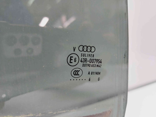 Geam usa dreapta spate Audi A6 (4GC, C7) Facelift S-line [Fabr 2012-2017] OEM