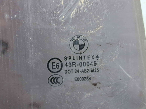 Geam usa dreapta spate Bmw 5 (E60) [Fabr 2004-2010] OEM
