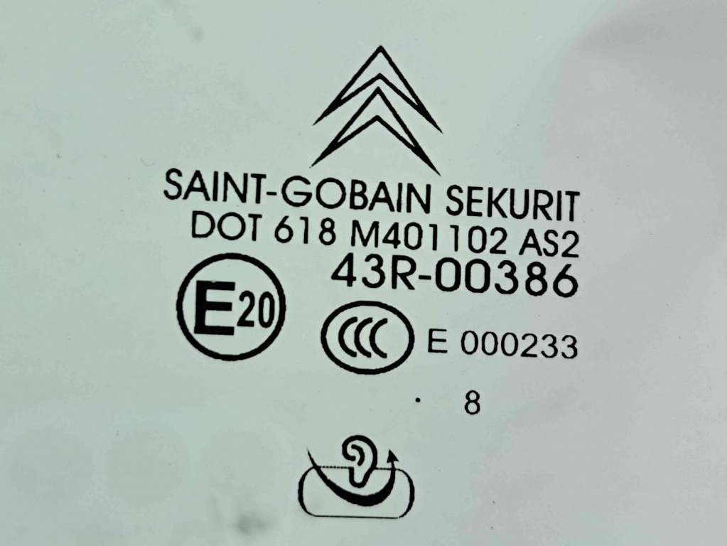 Geam usa dreapta spate Citroen C5 (III) [Fabr 2008-2017] OEM