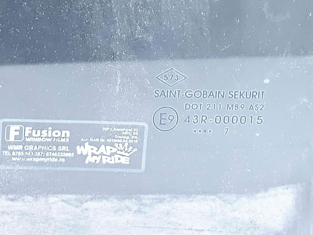 Geam usa dreapta spate Dacia Lodgy [Fabr 2012-prezent] OEM