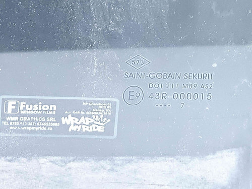 Geam usa dreapta spate Dacia Lodgy [Fabr 2012-prezent] OEM
