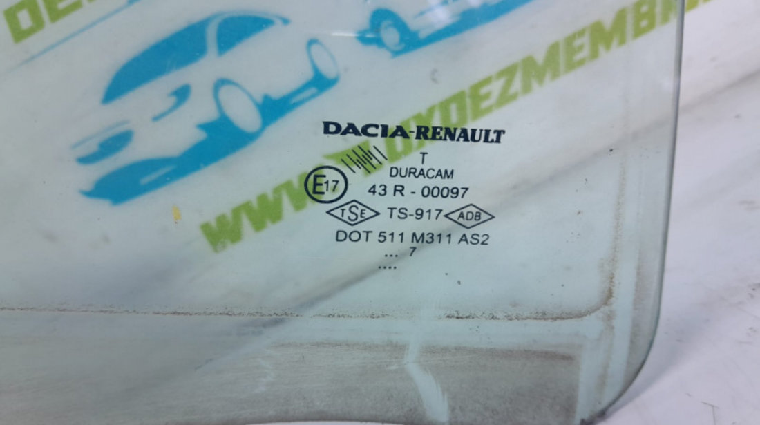 Geam usa dreapta spate Dacia Logan [2004 - 2008]