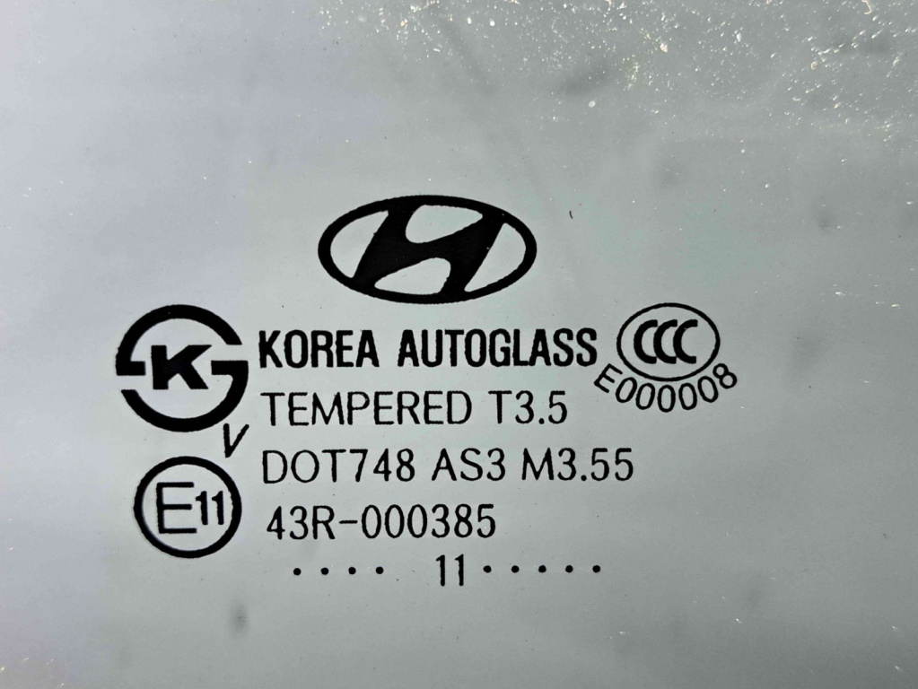 Geam usa dreapta spate Hyundai Santa Fe 2 (CM) [Fabr 2005-2012] OEM