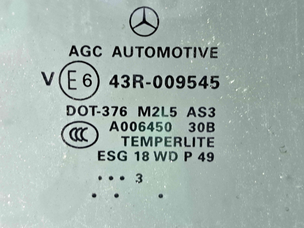 Geam usa dreapta spate Mercedes Clasa ML (W166) [Fabr 2011-2022] OEM