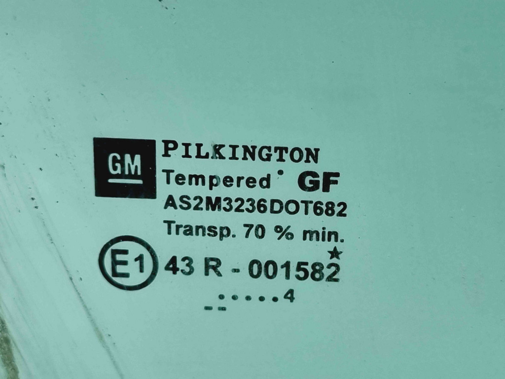 Geam usa dreapta spate Opel Astra H [Fabr 2004-2009] OEM
