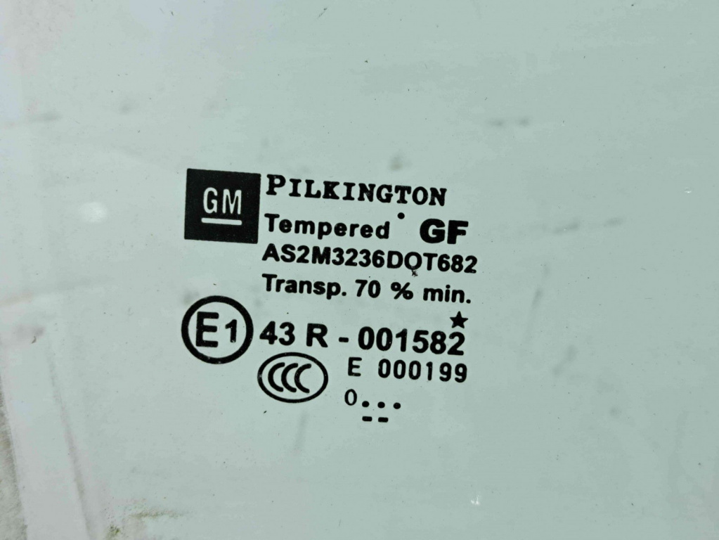 Geam usa dreapta spate Opel Astra J [Fabr 2009-2015] OEM