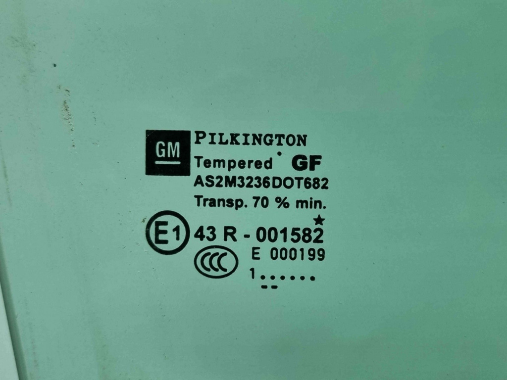 Geam usa dreapta spate Opel Astra J [Fabr 2009-2015] OEM