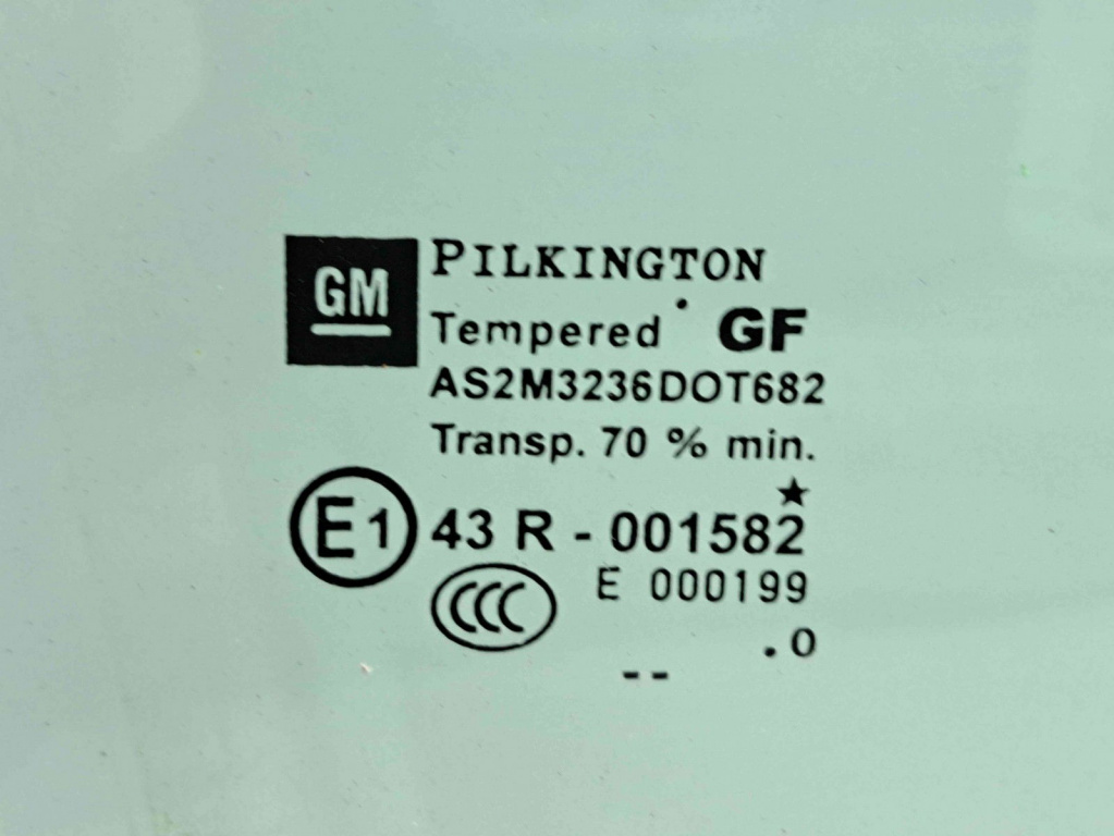 Geam usa dreapta spate Opel Astra J [Fabr 2009-2015] OEM