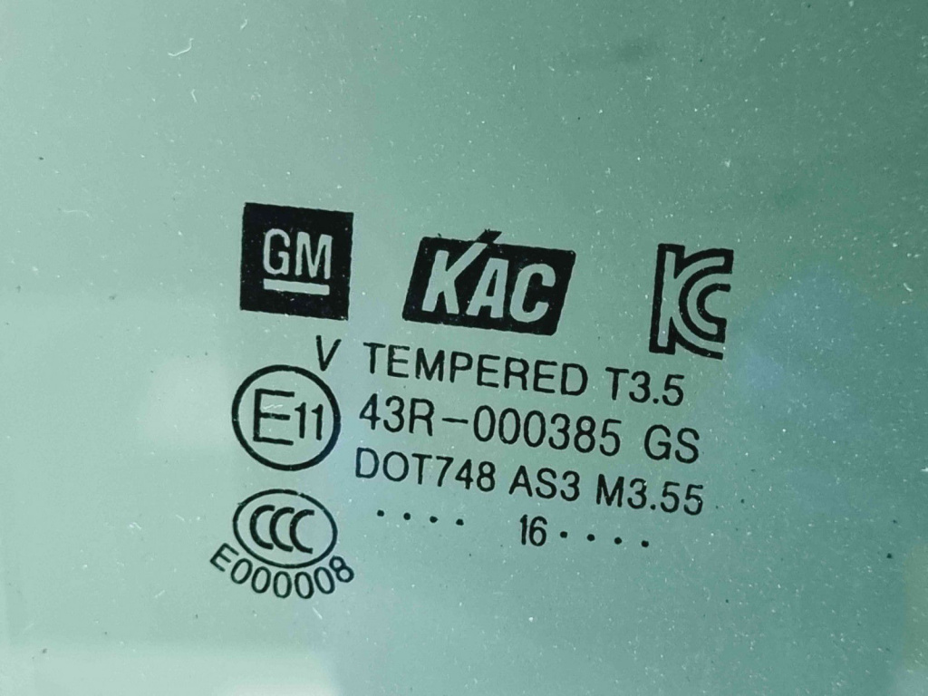 Geam usa dreapta spate Opel Mokka [Fabr 2012-2019] OEM