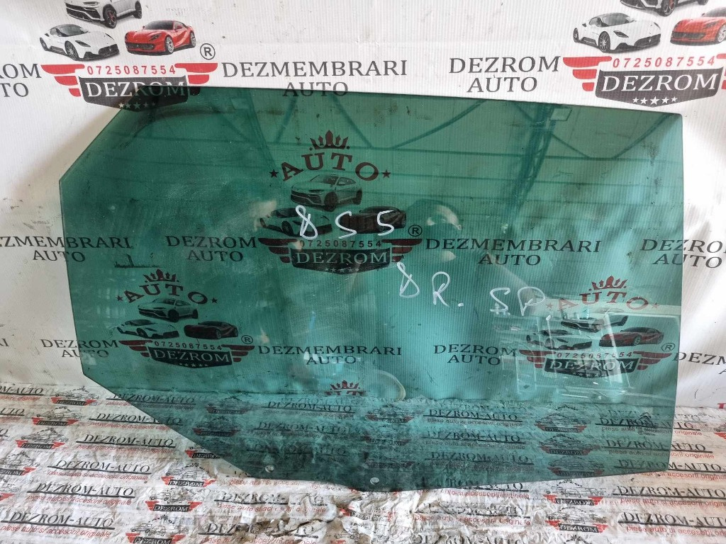 Geam usa dreapta spate original (tenta verde de fabrica) Citroen DS5