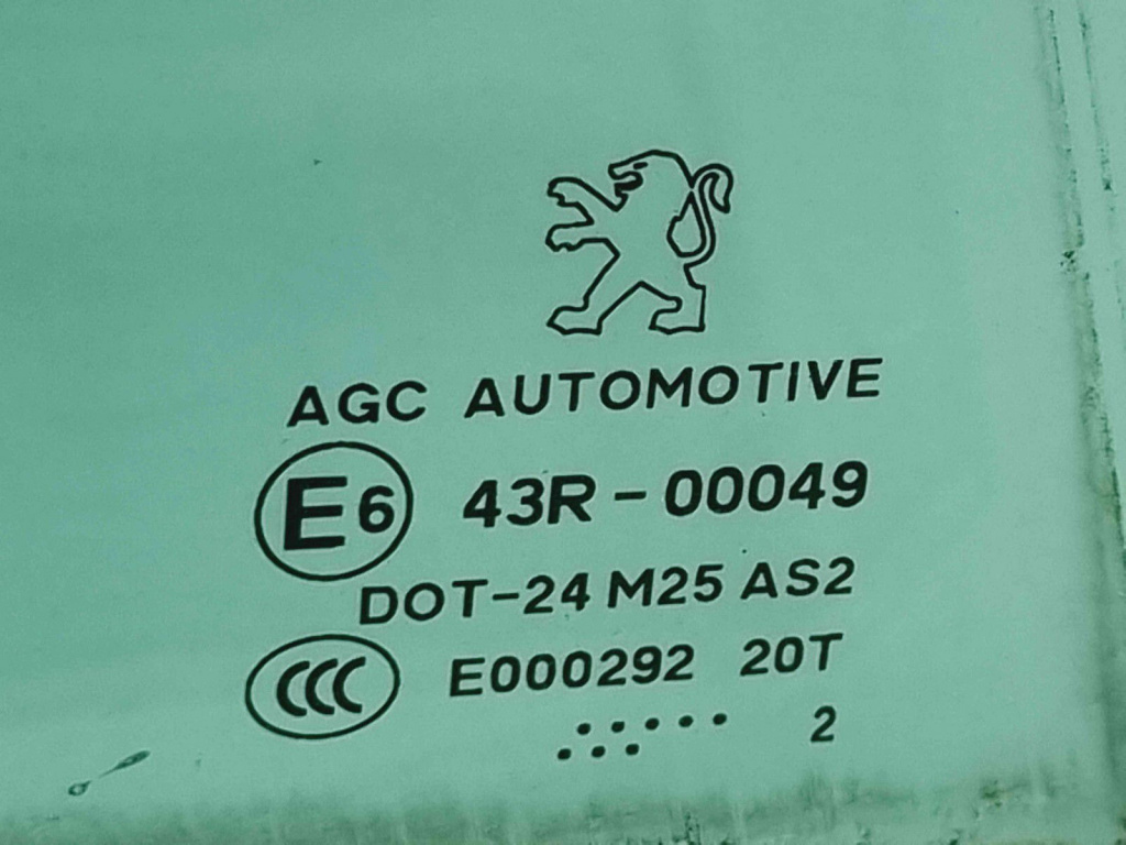Geam usa dreapta spate Peugeot 308 Break [Fabr 2007-2013] OEM