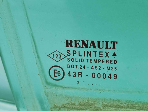 Geam usa dreapta spate Renault Laguna 2 [Fabr 2001-2007] OEM