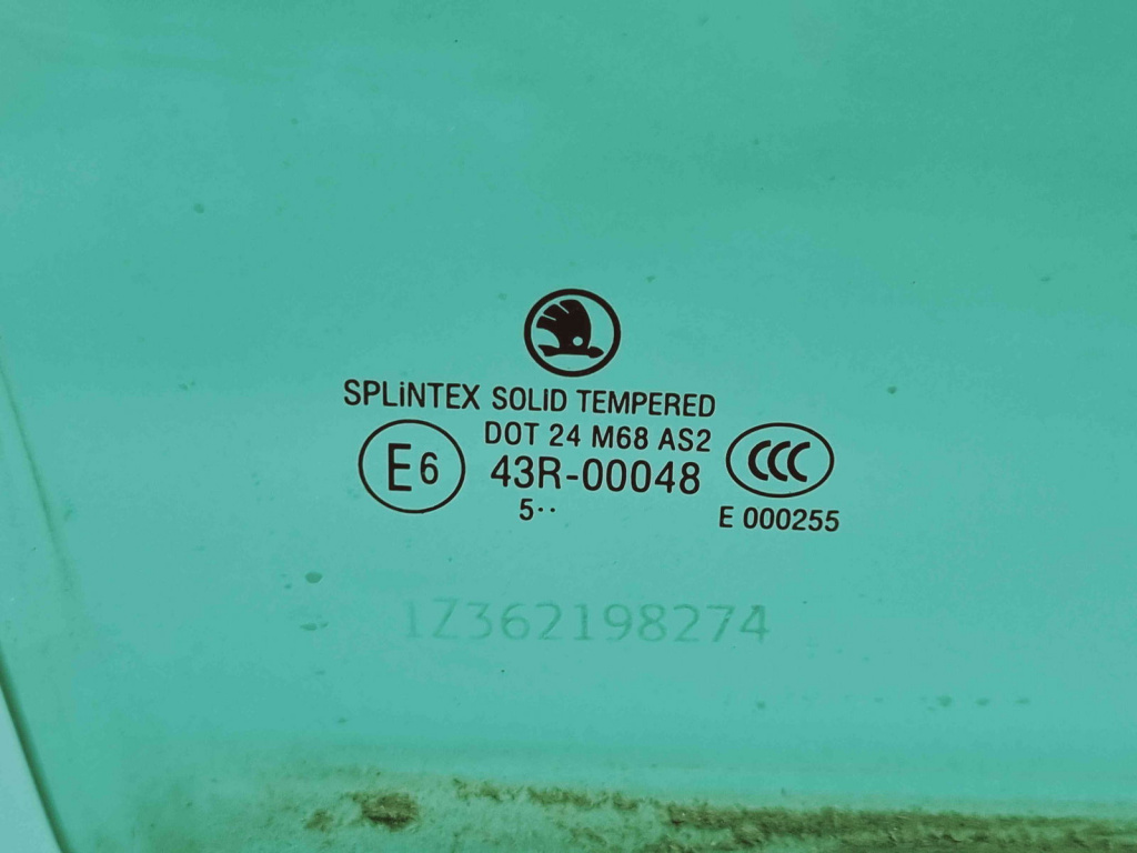 Geam usa dreapta spate Skoda Octavia 2 (1Z3) [Fabr 2004-2013] OEM
