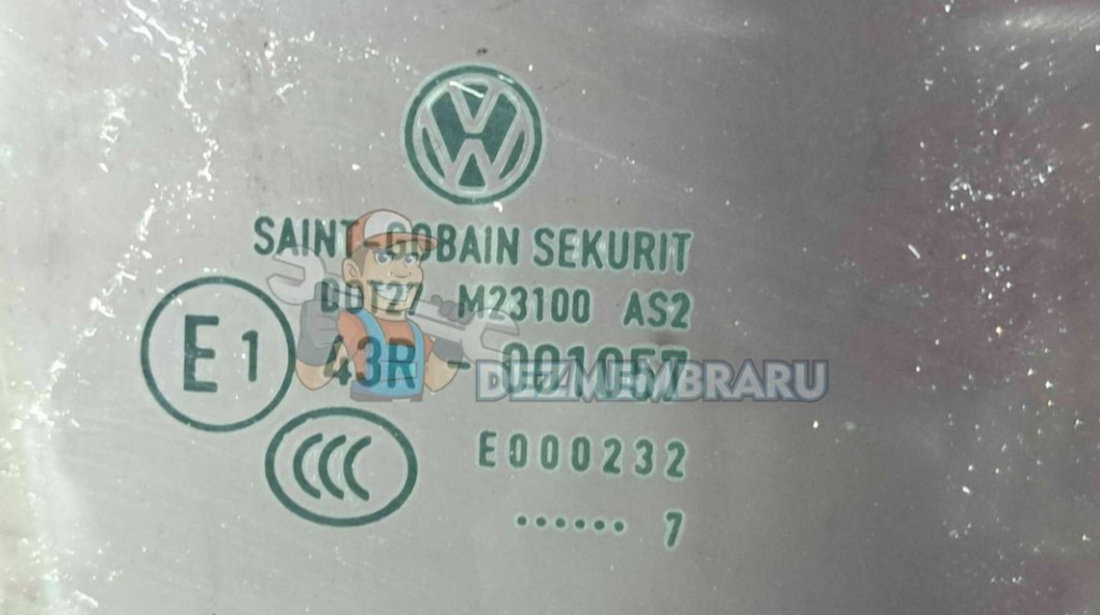 Geam usa dreapta spate Volkswagen Golf 5 (1K1) [Fabr 2004-2008] OEM