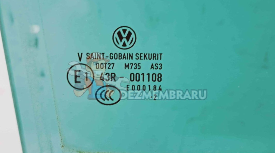 Geam usa dreapta spate Volkswagen Tiguan (5N) [Fabr 2007-2016] OEM