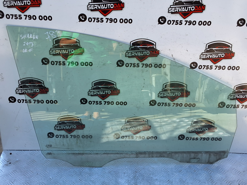 Geam usa fata dreapta Volkswagen Sharan (2010-2020) [7N] 2.0 Motorina 2013, -