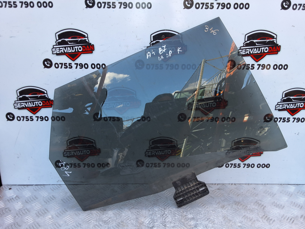 Geam usa spate dreapta Audi A4 (2004-2008) [8EC, B7] 1.9 Motorina 2007, COMBI