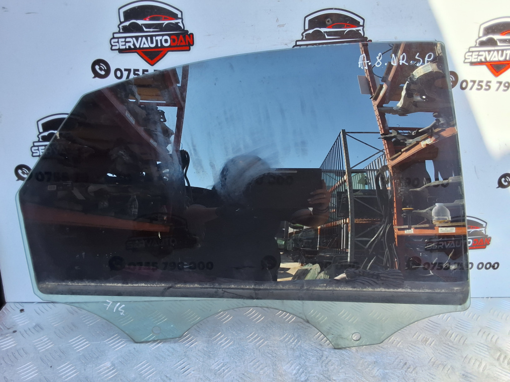 Geam usa spate dreapta Audi A8 (2002-2009) [4E] D3 3.0 Motorina 2005, -