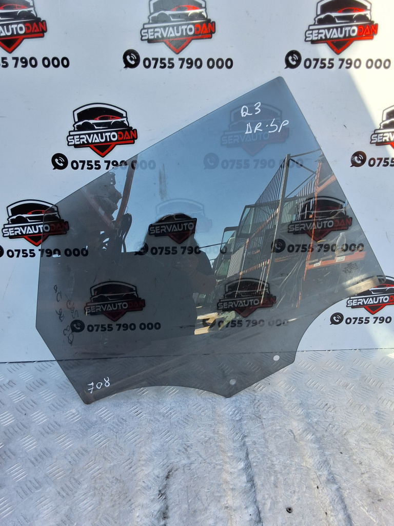 Geam usa spate dreapta Audi Q3 (2011-2017) [8U] 2.0 Motorina 2015, -