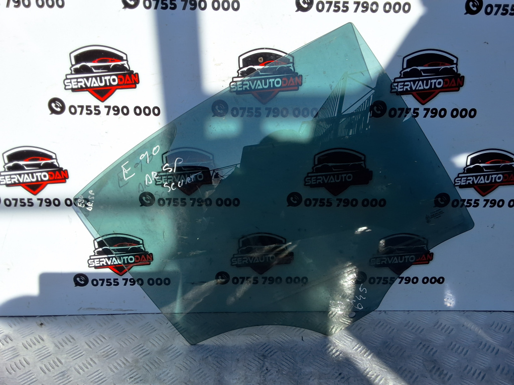 Geam usa spate dreapta BMW Seria 3 (2005-2012) [E90] 2.0 Motorina 2008, SCURT