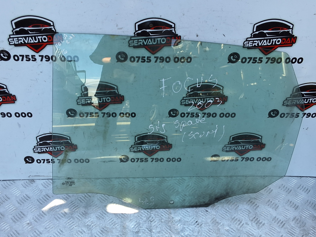 Geam usa spate stanga Ford Focus (1998-2004) [DAW, DBW] 1.6 Motorina 2003, SCURT
