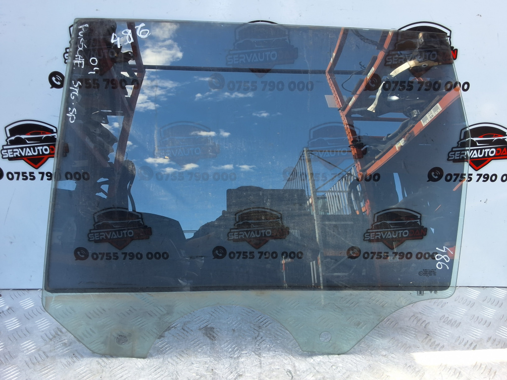 Geam usa spate stanga Porsche Cayenne (2002-2009) [7L] 3.0 Motorina 2004, -