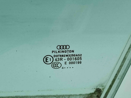 Geam usa stanga fata Audi A4 (8K2, B8.5) Facelift [Fabr 2008-2015] OEM