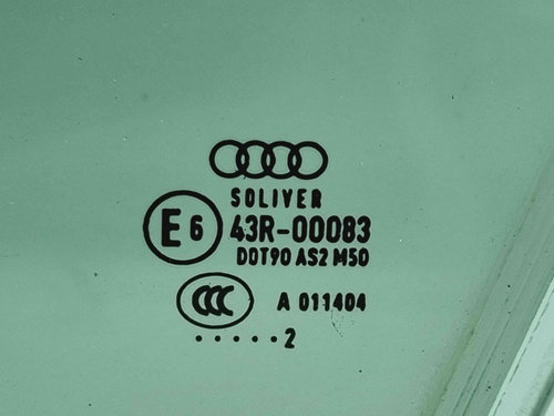 Geam usa stanga fata Audi A6 (4G2, C7) S-line [Fabr 2012-2017] OEM