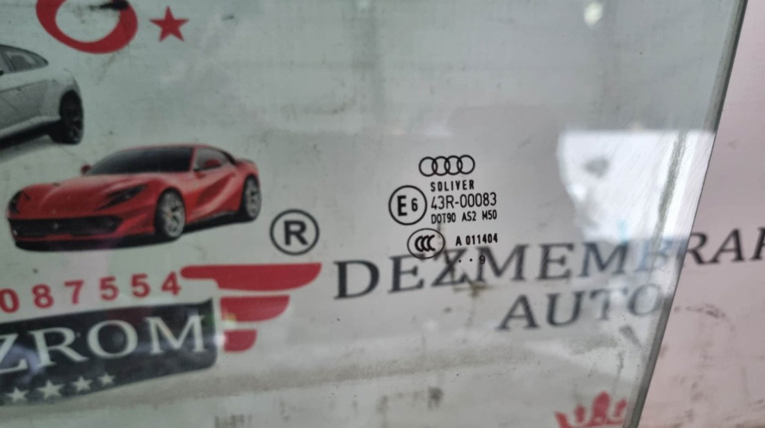 Geam usa stanga fata Audi A6 C6 (4F)