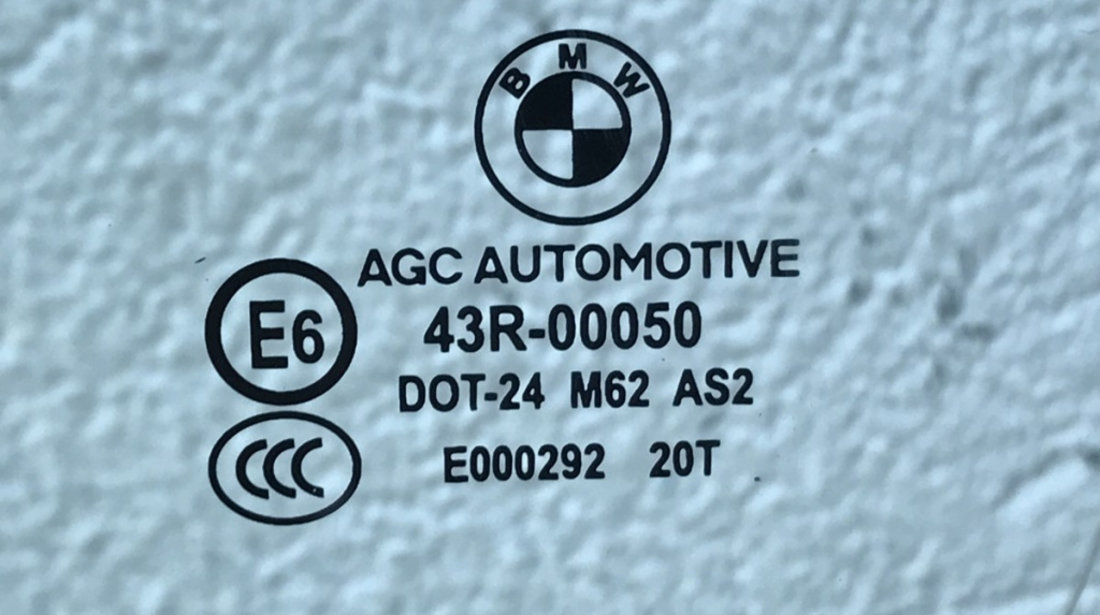 Geam usa stanga fata BMW 520 d F11 F10 combi 2013 (43R00050)