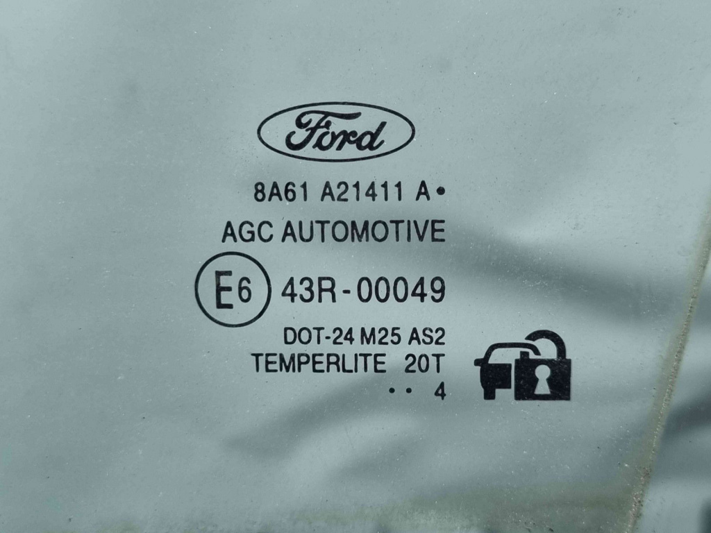 Geam usa stanga fata Ford Fiesta 7 [Fabr 2017-prezent] OEM