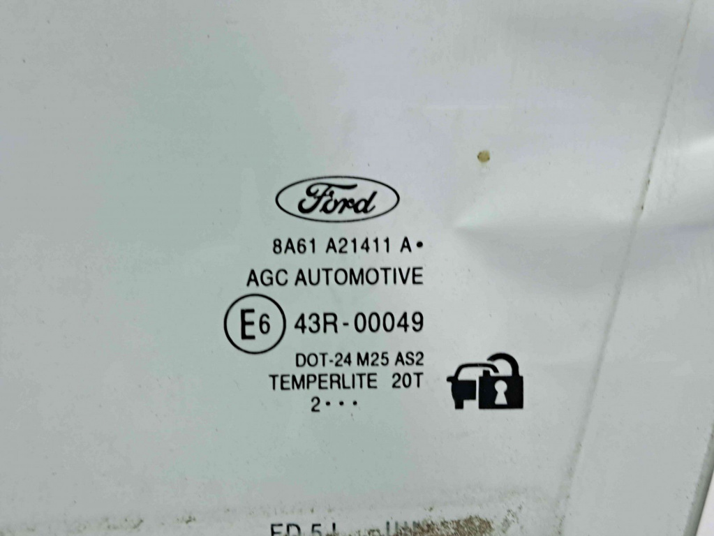 Geam usa stanga fata Ford Fiesta 7 [Fabr 2017-prezent] OEM
