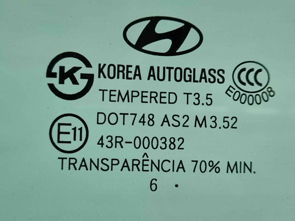 Geam usa stanga fata Hyundai Santa Fe 2 (CM) [Fabr 2005-2012] OEM