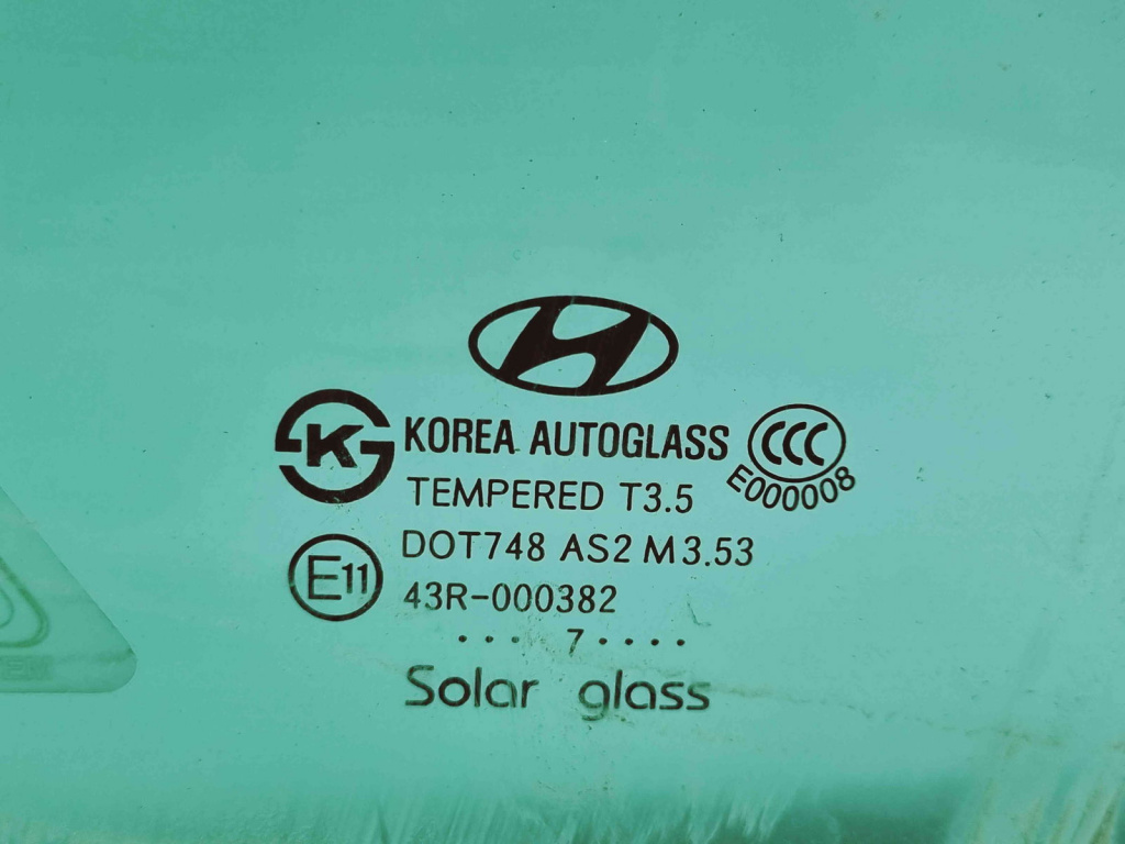 Geam usa stanga fata Hyundai Santa Fe 2 (CM) [Fabr 2005-2012] OEM