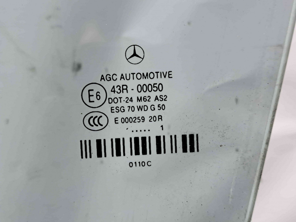 Geam usa stanga fata Mercedes Clasa E (W207) Coupe [Fabr 2009-2012] OEM