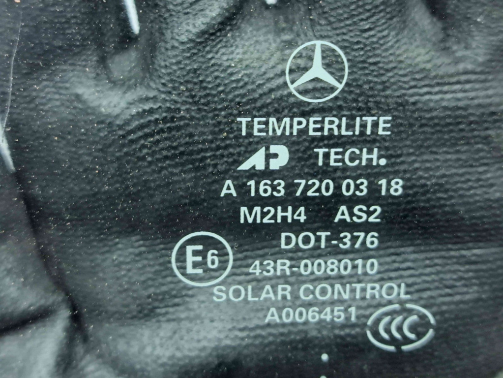 Geam usa stanga fata Mercedes Clasa ML (W163) [Fabr 1998-2005] OEM