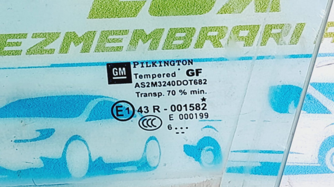 Geam usa stanga fata Opel Astra H [2004 - 2007]